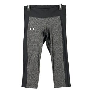 Under Armour‎ Compression Heatgear Workout Fitness Gym Leggings Womens M Gray